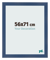 Bilderrahmen 56x71cm Dunkelblau Gewischt MDF Pisa Vorne Messe | Yourdecoration.at