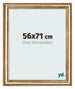 Bilderrahmen 56x71cm Gold Antik MDF Lazio Vorne Messe | Yourdecoration.at