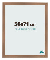 Bilderrahmen 56x71cm Kupfer Dekor MDF Bologna Vorne Messe | Yourdecoration.at