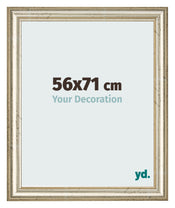 Bilderrahmen 56x71cm Metallglanz MDF Lazio Vorne Messe | Yourdecoration.at