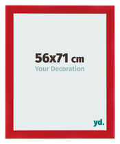 Bilderrahmen 56x71cm Rot MDF Pisa Vorne Messe | Yourdecoration.at