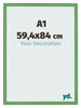 Bilderrahmen 59 4x84 cm A1 Grun MDF Bologna Vorne Messe | Yourdecoration.at