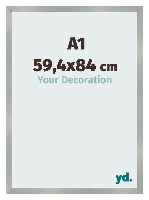 Bilderrahmen 59 4x84cm A1 Aluminium Gebürstet MDF Bologna Vorne Messe | Yourdecoration.at