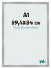 Bilderrahmen 59 4x84cm A1 Aluminium Gebürstet MDF Bologna Vorne Messe | Yourdecoration.at