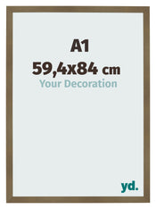 Bilderrahmen 59 4x84cm A1 Bronze Dekor MDF Bologna Vorne Messe | Yourdecoration.at