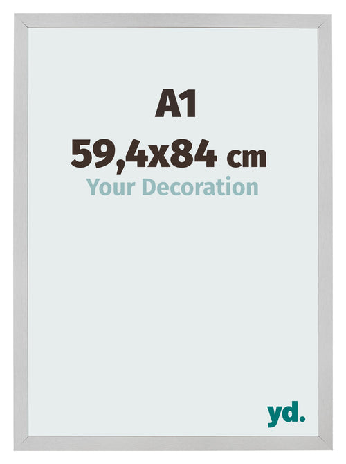 Bilderrahmen 59 4x84cm A1 Edelstahl MDF Bologna Vorne Messe | Yourdecoration.at