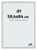 Bilderrahmen 59 4x84cm A1 Edelstahl MDF Bologna Vorne Messe | Yourdecoration.at