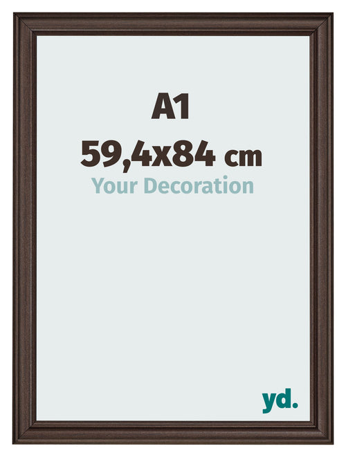 Bilderrahmen 59 4x84cm A1 Eiche Dunkel MDF Lazio Vorne Messe | Yourdecoration.at