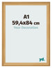 Bilderrahmen 59 4x84cm A1 Kiefer Gemasert MDF Lazio Vorne Messe | Yourdecoration.at