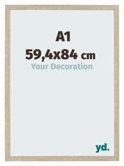 Bilderrahmen 59 4x84cm A1 Sonoma Eiche MDF Bologna Vorne Messe | Yourdecoration.at