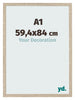 Bilderrahmen 59 4x84cm A1 Sonoma Eiche MDF Bologna Vorne Messe | Yourdecoration.at