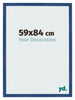 Bilderrahmen 59x84 cm Dunkelblau MDF Bologna Vorne Messe | Yourdecoration.at