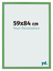 Bilderrahmen 59x84 cm Grun MDF Bologna Vorne Messe | Yourdecoration.at