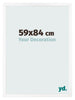 Bilderrahmen 59x84 cm Weiss Matt MDF Bologna Vorne Messe | Yourdecoration.at