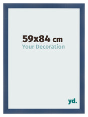 Bilderrahmen 59x84cm Dunkelblau Gewischt MDF Pisa Vorne Messe | Yourdecoration.at
