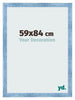 Bilderrahmen 59x84cm Hellblau Gewischt MDF Pisa Vorne Messe | Yourdecoration.at