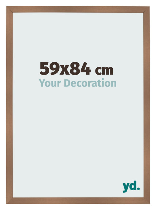 Bilderrahmen 59x84cm Kupfer Dekor MDF Bologna Vorne Messe | Yourdecoration.at
