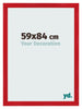 Bilderrahmen 59x84cm Rot MDF Pisa Vorne Messe | Yourdecoration.at