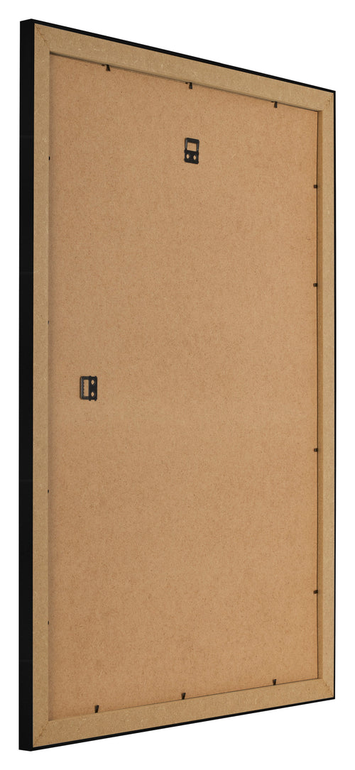 Bilderrahmen 59x84cm Schwarz Silber Poliert MDF Pisa Ruckseite Schrag | Yourdecoration.at