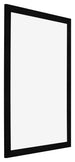 Bilderrahmen 59x84cm Schwarz Silber Poliert MDF Pisa Vorne Schrag | Yourdecoration.at