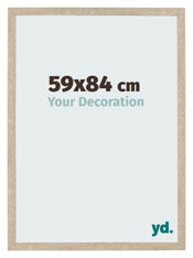 Bilderrahmen 59x84cm Sonoma Eiche MDF Bologna Vorne Messe | Yourdecoration.at