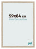 Bilderrahmen 59x84cm Sonoma Eiche MDF Bologna Vorne Messe | Yourdecoration.at