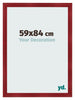 Bilderrahmen 59x84cm Weinrot Gewischt MDF Pisa Vorne Messe | Yourdecoration.at