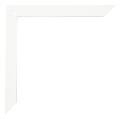 Bilderrahmen 59x84cm Weiss Hochglanz MDF Bologna Detail Ecke | Yourdecoration.at