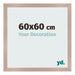 Bilderrahmen 60x60 cm Altrosa MDF Bologna Vorne Messe | Yourdecoration.at
