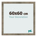 Bilderrahmen 60x60 cm Metall Vintage MDF Bologna Vorne Messe | Yourdecoration.at