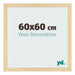 Bilderrahmen 60x60cm Buche Dekor MDF Bologna Vorne Messe | Yourdecoration.at