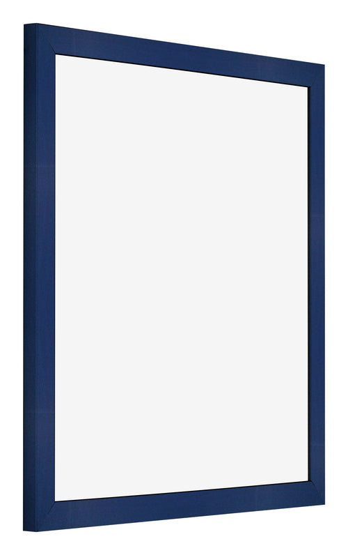 Bilderrahmen 60x60cm Dunkelblau Gewischt MDF Bologna Vorne Schrag | Yourdecoration.at