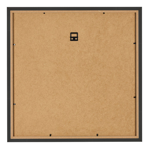 Bilderrahmen 60x60cm Schwarz Gemasert MDF Bologna Ruckseite | Yourdecoration.at