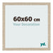 Bilderrahmen 60x60cm Sonoma Eiche MDF Bologna Vorne Messe | Yourdecoration.at