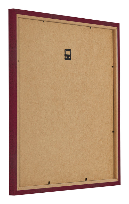 Bilderrahmen 60x60cm Weinrot Gewischt MDF Bologna Ruckseite Schrag | Yourdecoration.at