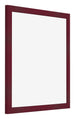 Bilderrahmen 60x60cm Weinrot Gewischt MDF Bologna Vorne Schrag | Yourdecoration.at