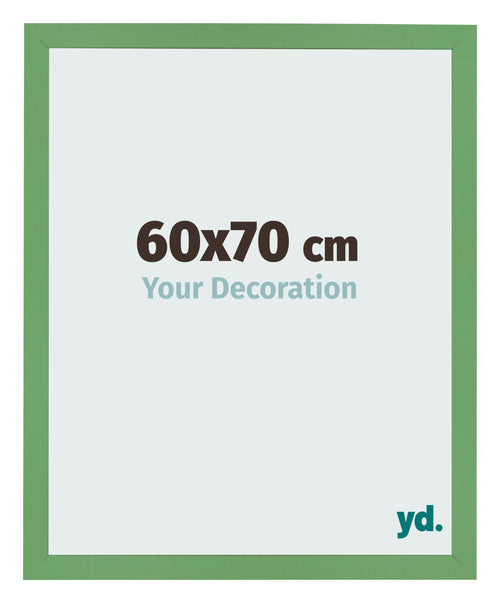 Bilderrahmen 60x70 cm Grun MDF Bologna Vorne Messe | Yourdecoration.at