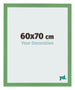 Bilderrahmen 60x70 cm Grun MDF Bologna Vorne Messe | Yourdecoration.at