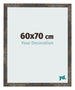 Bilderrahmen 60x70 cm Oxidiertes Metall MDF Bologna Vorne Messe | Yourdecoration.at