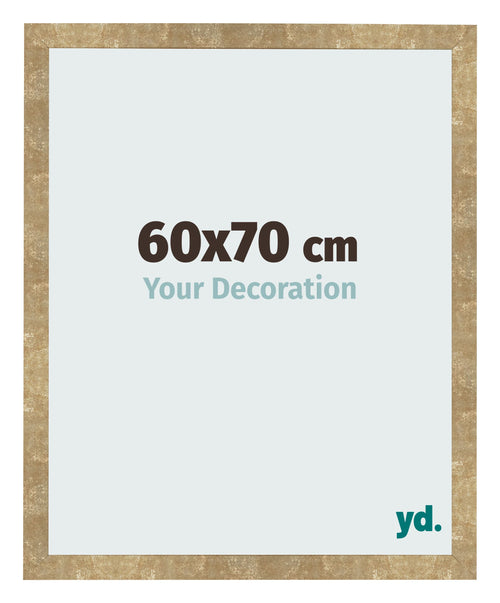 Bilderrahmen 60x70cm Gold Antik MDF Bologna Vorne Messe | Yourdecoration.at