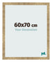 Bilderrahmen 60x70cm Gold Antik MDF Bologna Vorne Messe | Yourdecoration.at