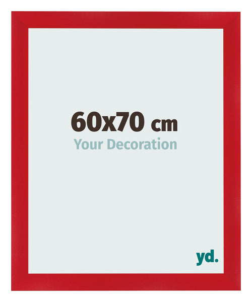 Bilderrahmen 60x70cm Rot MDF Pisa Vorne Messe | Yourdecoration.at