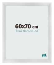 Bilderrahmen 60x70cm Silber Schwarz Gewischt MDF Pisa Vorne Messe | Yourdecoration.at