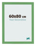 Bilderrahmen 60x80 cm Grun MDF Bologna Vorne Messe | Yourdecoration.at
