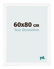 Bilderrahmen 60x80 cm Weiss Matt MDF Bologna Vorne Messe | Yourdecoration.at