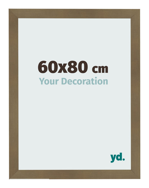 Bilderrahmen 60x80cm Bronze Dekor MDF Bologna Vorne Messe | Yourdecoration.at