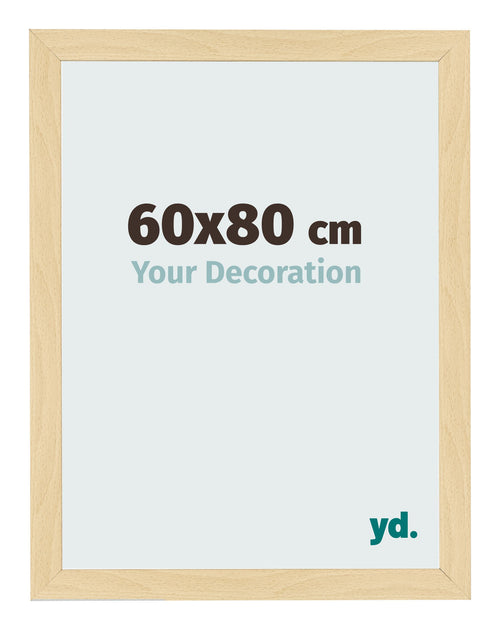 Bilderrahmen 60x80cm Buche Dekor MDF Bologna Vorne Messe | Yourdecoration.at