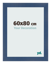 Bilderrahmen 60x80cm Dunkelblau Gewischt MDF Pisa Vorne Messe | Yourdecoration.at