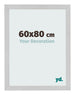 Bilderrahmen 60x80cm Edelstahl MDF Bologna Vorne Messe | Yourdecoration.at