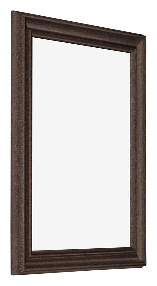 Bilderrahmen 60x80cm Eiche Dunkel MDF Lazio Vorne Schrag | Yourdecoration.at